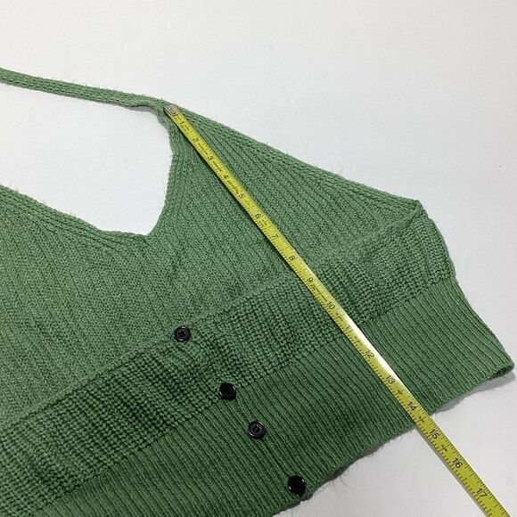 Shein Curve Green Halter Sweater Crop Top 1XL - Picture 12 of 14